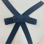 Amanda Uprichard Navy Silk Bow Back Camisole Tank Top M Photo 3