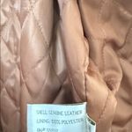 Vintage 100% Suede Leather Tan Bomber Jacket Size: L Size L Photo 5