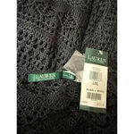 Lauren Ralph Lauren Black Crochet Poncho Shrug XL NWT Photo 8