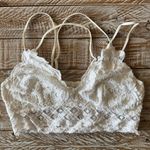 Wishlist 🤍Lace Strappy Bralette Crop Top Multi-Strap Floral Lace🤍 ~Large Photo 0