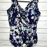 Swimsuits for All One Piece Swimsuit Plus Size 34 Blue Photo 0