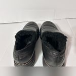 UGG  S/N 5356 black leather Westside shearling slip on shoe women size 6 Photo 6