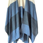 Mersea Lightweight Travel Beach Wrap White Blue OS Photo 0