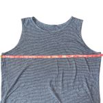 Patagonia ‎ Worn Wear Hemp Cotton Stripe Tank Top Medium Blue EUC Photo 4