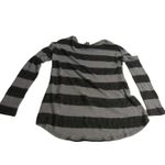 Rue 21 Casual Y2K Streetwear Gray Black Striped Long Sleeve Top M Photo 5