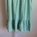 Draper James  RSVP Gingham Dress Puff Sleeve Wrap Green‎ XXL Photo 3