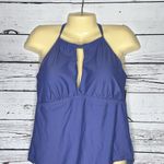 Raisin's Curve NWT Size 16W Purple/Blue One Piece Halter Bathing Suit Swimsuit Photo 1