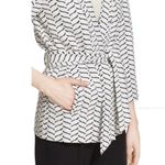 AYR Belted Jacquard Seagull Jacket Size M NWOT Photo 1