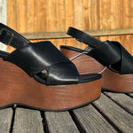 Universal Threads Women's Naomi Wood Wedge Heels Universal Thread size 7.5 y2k spring summer chunk Photo 0