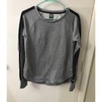 Champion Long Sleeve Gray/Black Workout Top XS Activewear Athleisure Sportswear Gray Photo 5