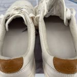 UGG  Dinale Sneaker‎ Lace Up White Mesa Sand Cow Print Leather Casual Sz 8.5 US Photo 8