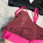 Parade Mesh Sheer Bralette Bra Set of 2 Black Pink Size XL Photo 1