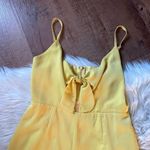 superdown  Dawn Tie Front Romper Yellow Photo 3