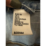 H&M  Blue Denim Jean Jacket Size 6 Photo 3