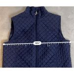 kim rogers Women’s Navy Blue Zip Quilted Vest MEDIUM Photo 2