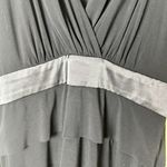 Evan Picone Little Black Dress V Neck Cocktail Party Size 8 Photo 3