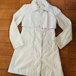 Anthropologie Beige anthropology tulle trench coat size M Photo 0