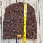 She Shreds Heathered Maroon Beanie. Red Photo 5