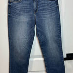Kut From The Kloth  High Rise Crop Straight Leg Blue Jeans Sz 6 Photo 0