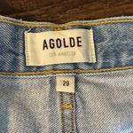AGOLDE Distressed Cut-Off Parker Jean Shorts - size 29 Photo 5
