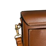 Brown Faux Leather Square Camera Messenger Crossbody Bag Women Photo 8