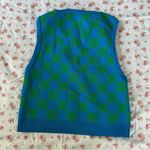 Stradivarius  checkered sweater vest Photo 2