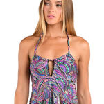 Sunshine 79 Disco Dream Halter Midkini Top Size 6 NWT Pink Photo 0