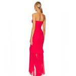 Majorelle  Strapless Red Dress Photo 3