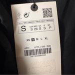 ZARA Women's Black Long Sleeve Blouse Sz S NWT Photo 3