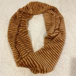Anthropologie NWT  orange striped infinity scarf Photo 0