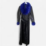 Dolls Kill Current Mood No Sunlight Vegan Leather Pennylane Trench Coat Jacket Photo 1