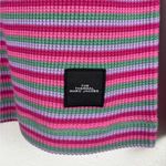 Marc Jacobs The Thermal XS Waffle Knit Green Pink Striped Pullover Shirt Photo 2