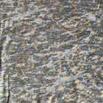 Dantelle Gray Metallic Gold Tribal Accent Tee Shirt Sz L Photo 2