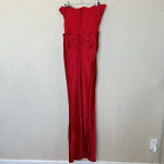 House Of CB HOUSE‎ OF CB size M D-DD 'Persephone' Scarlet Strapless Corset Maxi Dress NWOT Photo 9