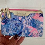 Lilly Pulitzer  Keychain Wallet Zip Card Photo 0