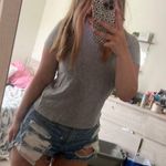 Brandy Melville Grey Tee Photo 0