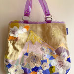 Vintage Transversion Sparkly Beaded Textured Tote Y2K Whimsy Dreamy Artsy Photo 0