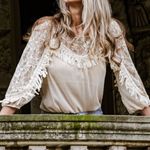 Ryu Sheer Lace Tassel Blouse‎ Photo 6