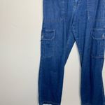 Liz Claiborne  Jeans Audra Cargo Sz 10 Medium Wash Photo 1