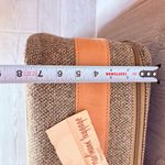 Vintage Hartman leather tweed damask travel luggage suitcase travel zip bag tote Gray Photo 6