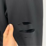 Alo Yoga 7/8 High-Waist Ripped Warrior Black S Photo 2