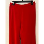 JB Julie Brown New York Red Palazzo Ruffle Bottom Career Dress Pants 6 EUC Photo 1