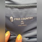 Free Country  skort size XL /16  sport swim button gray white stretch Photo 6