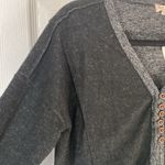 Hem & Thread  Gray Washed Black Light Sweater Long Sleeve Top Photo 1
