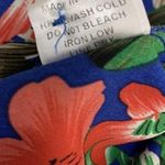 Sugarmint Size Medium Sleeveless Floral Romper Blue Photo 9