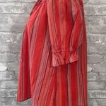 Sanctuary Red Stripe Sandy Ballet Tie Neck Top Photo 3