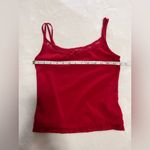 Wild Fable Cutesie Red Double Strap Layered Lace Trim Tank Top Cami Sz XXS EUC Photo 5