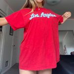 Gildan Los angeles clippers oversized red tee tshirt Photo 4