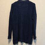 Forever 21  Navy Blue Women's Cardigan size S Knit Cozy Fall Winter Long Sleeve Photo 4