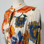 Nicole Miller NWT  Floral Cropped Boho Blouse Sz M Photo 1